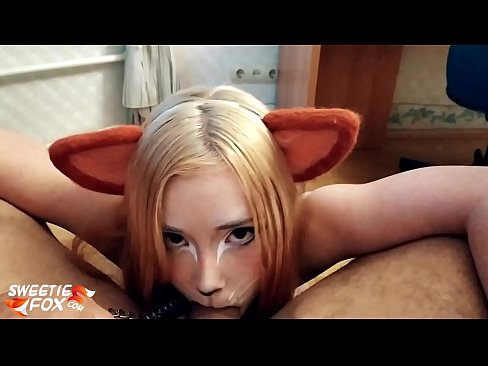 ❤️ Kitsune traga o pau e corre na súa boca ❤❌ Putas en nós